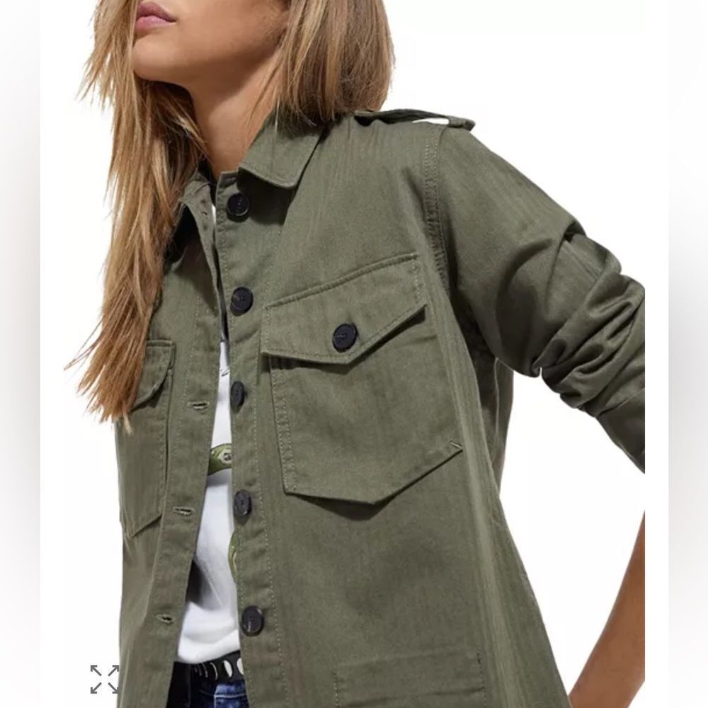 $325 The Kooples Green Herringbone Jacket NWT SMALL